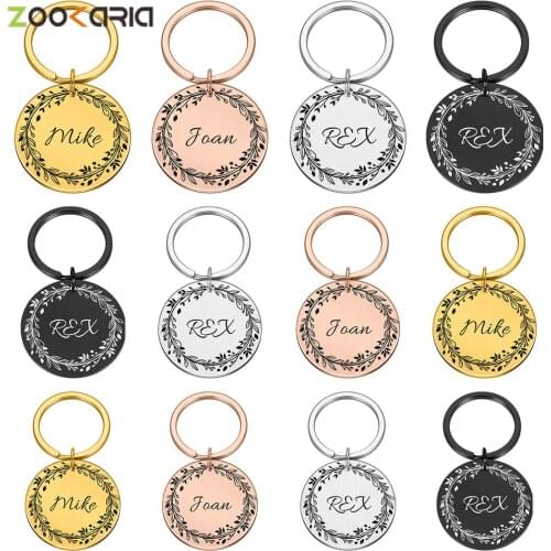 Personalized Dog Cat Pet ID Tags Engraved Cat Puppy Pet ID Name Number Address Collar Tag Pendant Pet Accessories