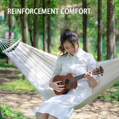 Portable Double Hammock Ultralight Camping Parachute Hammock Survival Garden Outdoor Furniture Anti-rollover Thicken Lazy chair