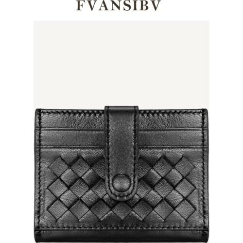 Anti-Theft Card Bag Men Large Capacity Multiple Card Slots Leather Card Holder Multi-Functional Purse Anti-Degaussing Card Case