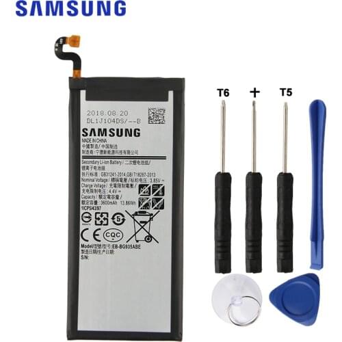 SAMSUNG Original Replacement Battery EB-BG935ABE For Samsung GALAXY S7 Edge SM-G935F G9350 G935FD EB-BG935ABA Battery 3600mAh