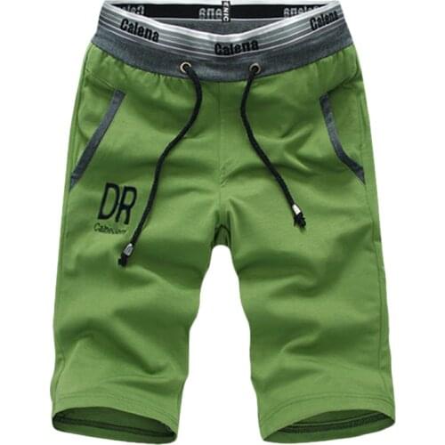 Asian Size Mens Summer Beach Shorts Mid Straight Thin Mens Clothing Casual Solid Soft Male Brand Shorts EU Size S 2XL