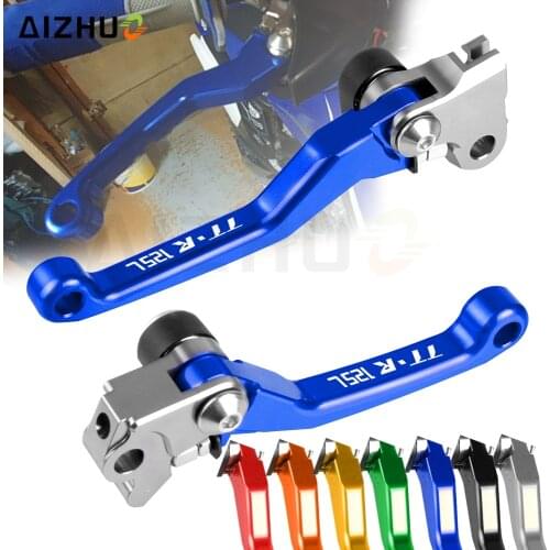 TTR 125L CNC Motocross Billet Foldable Pivot Clutch Brake Levers Dirt Bike FOR YAMAHA TTR125L 2000-2017 2016 2015 2014 2013 2012
