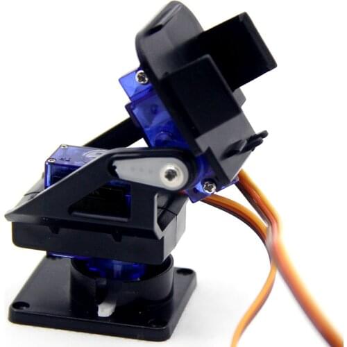 UUUSTORE Nylon PT pan/tilt Camera Mount Platform with 2PCS 9g servos for FPV camera