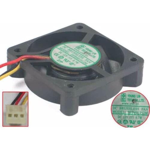 Young Lin DFB401012M Server Cooling Fan DC 12V 0.7W 40x40x10mm 3-wire