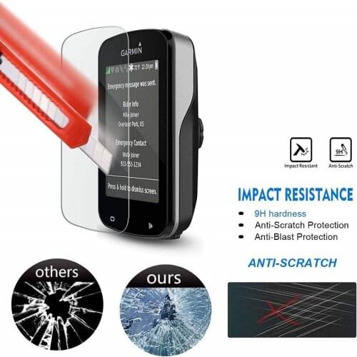 50PCS Tempered Glass For Garmin Edge 830 820 530 520 130 1030 1000 Screen Protector GPS Protective Film