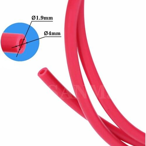 1M PTFE Tube TL-Feeder hotend Rostock Bowden Extruder 1.75mm Filament ID 2mm OD 4mm Cloned Capricornus Tube for Ender 3
