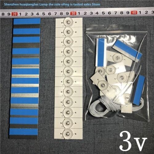 100%NEW 3V SMD Lamp Beads with Optical Lens Fliter for LED TV Repair TCL LE32C11 L32F3301B L32F330 L32F3306B 4C_LB320T-YHE