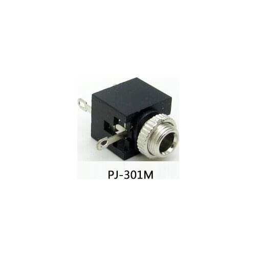 10PCS 3.5mm audio jack PJ-301M mono vertical