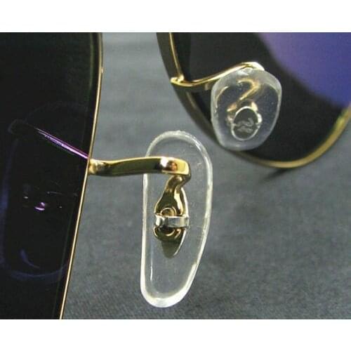 2 PCS/Lot Free Shipping Silicone Aviator Glasses Eyeglass Sunglasses Nose Pads For RB Clip-on