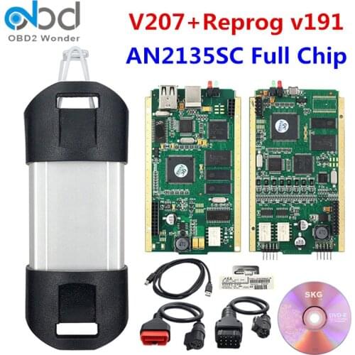 Can Clip For Renault V207 Reprog V191 Pin Extractor V2 Dialogy Full Chip CYPRESS AN2135SC Can Clip OBD2 Car Diagnostic Interface