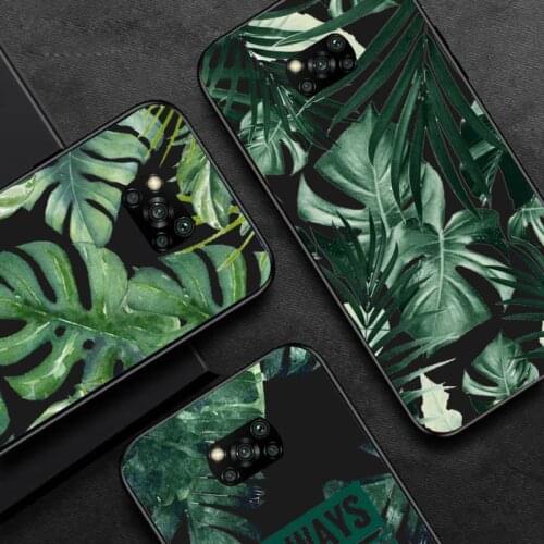 Green Plant leaf Accessories Phone Case For Huawei P40 P20 P30 Mate 40 20 10 Lite Pro Nova 5t P Smart 2019