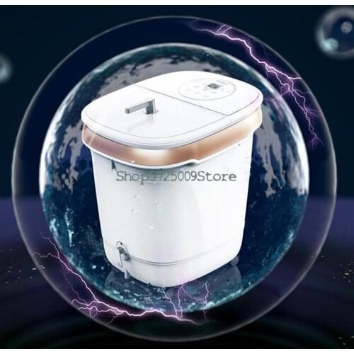 Foot Bathtub Over Leg Full Automatic Foot Soaking Bucket Over Knee Electric Massage Foot Washing Heating Household The