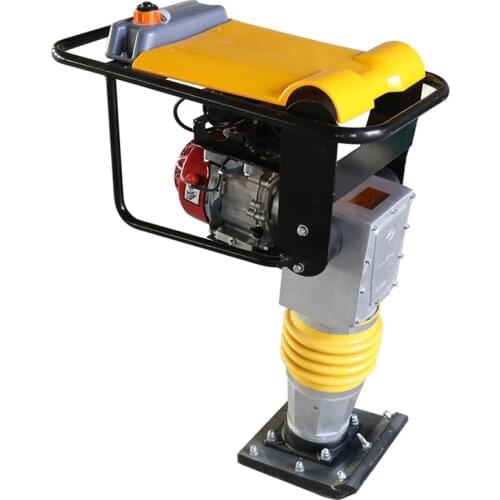Electric Gasoline Plate Compactor Multifunctional Vibration Plate Compactor Small Hand-Push Plate Compactor