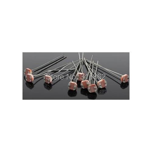 Free Shipping GL5516 x100pcs Light Dependent Resistor LDR 5MM 5516 Photoresistor wholesale and retail Photoconductive resistance