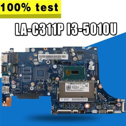 FRU/PN:5B20K83962 AIVS3/AIVE3 LA-C311P Rev.2B Mainboard For Lenovo U31-70 Laptop Motherboard with SR23Z I3-5010U DDR3 100% Test