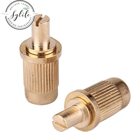Guitar Tuneomatic Bridge Stopbar Studs and Anchors forl LP Guitar, Gold
