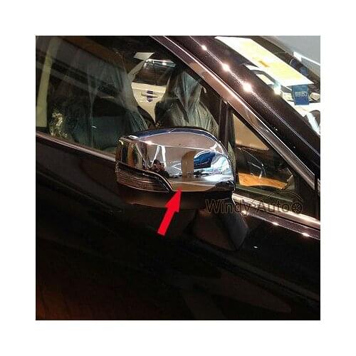 Chrome Rearview Mirror Side Cover Trim Fit For Subaru Outback 2015 2016 207
