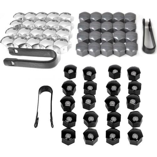 20Pcs Car Wheel Removal Tool Nut Caps Auto Hub Screw Cover Bolt 17mm Rims Exterior Decoration Special Socket Protection Dust