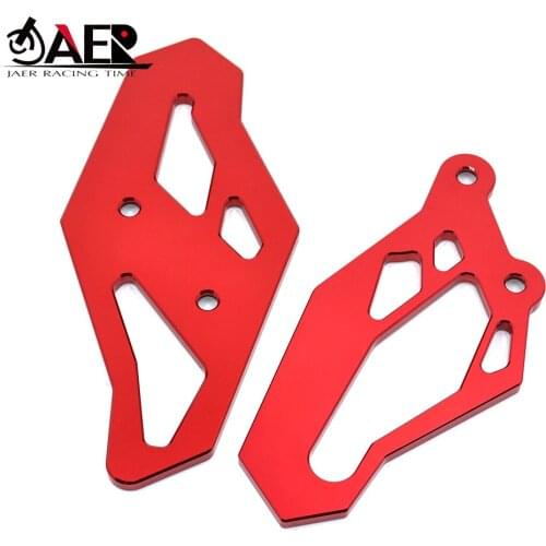 JAER CNC Footrest Rearset Plate Guard For Yamaha R3 MT03 MT25 2015-2020 YZF R25 2013-2020 R3 ABS 2017-2020