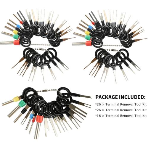 Hot-selling 70 Pieces Of Car Wire Terminal Disassembly Tool Kit Wiring Connector Pin Puller Accessories Fast Delivery