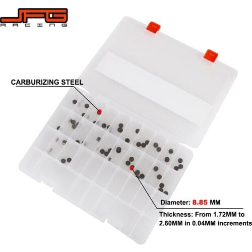 Motorcycle Steel 1 Box 8.85mm Valve Shim Kits 69Pcs For KTM SXF XCF XCFW EXC SX 250 350 450 505 Freeride 350 Dirt Bike