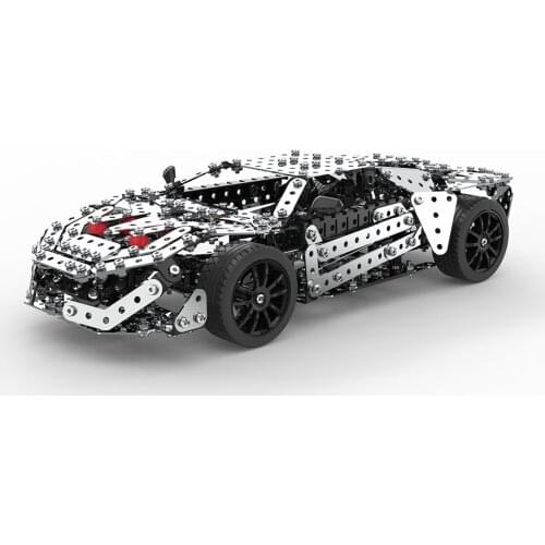 867Pcs Sports Car Assembly Kit DIY Metal Puzzle Kit Adults Jigsaw Toys model Building toys kids Educational Toy gift