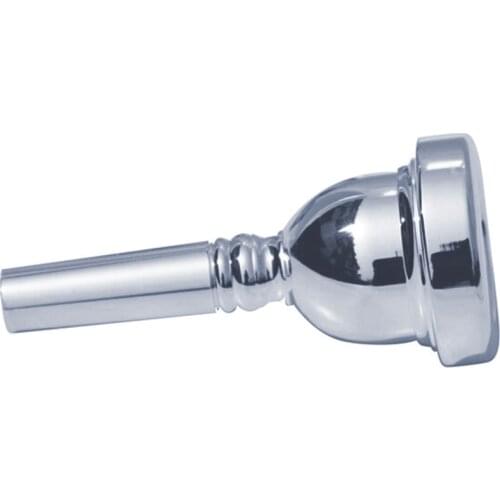 Polished Silver Trombone Copper Mouthpiece Baritone Euphonium Mouth Piece
