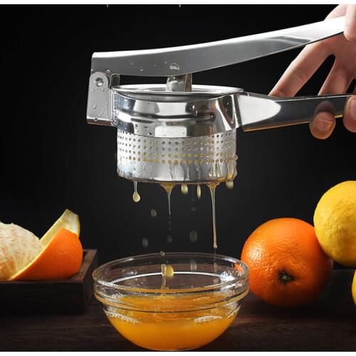 Stainless Steel Manual Juicer Vegetable Fruit Squeezer Juicer Orange Lemon Cane Juice Garlic Press Vegetable Squeezing Water