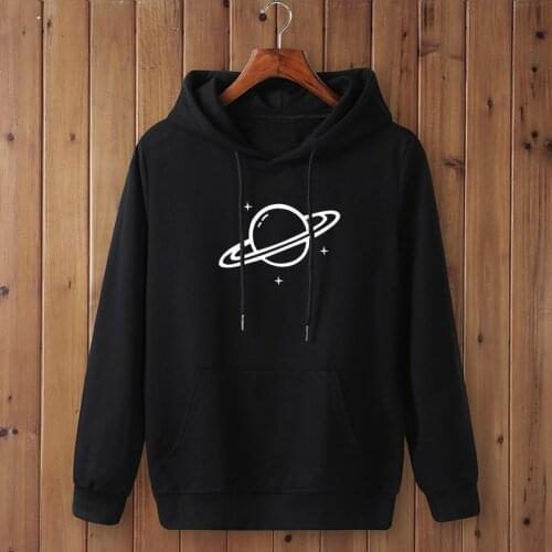 SATURN PLANET Print Fashion Brand Mens Hoodies 2021 Spring Autumn Male Casual Hoodies Sweatshirts Mens Color Hoodies Tops