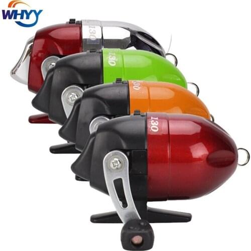 Speed Ratio: 3.1:1 Closed Bow Fishing Reel Spincast Reels with Trigger Slingshot Reel Bearing with Fishing Line Fishing Tackle