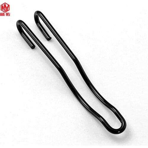 1PCS Universal Steel Wire Back Clip Pocket Steel Wire Back Waist Clip Stainless Steel Spider Folding Knife Back Clip