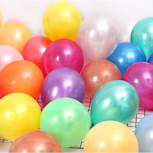 10/20/30/50Pcs 10inch Happy Birthday Party Wedding Christmas Decorations Pearl Latex Balloons Kids Air Balls Globos