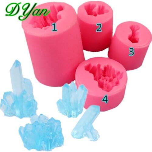 3D Iceberg Silicone Fondant Mold Crystal Icicle Mold Chocolate Mold Cake Decoration DIY Tool A1872-1875