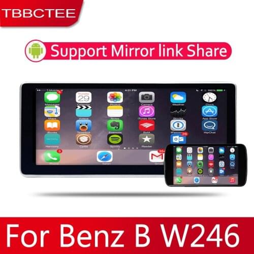 Android Car radio Multimedia Video Player auto Stereo GPS MAP For Mercedes Benz B Class W246 2012 2013 2014 2015 Media Navi