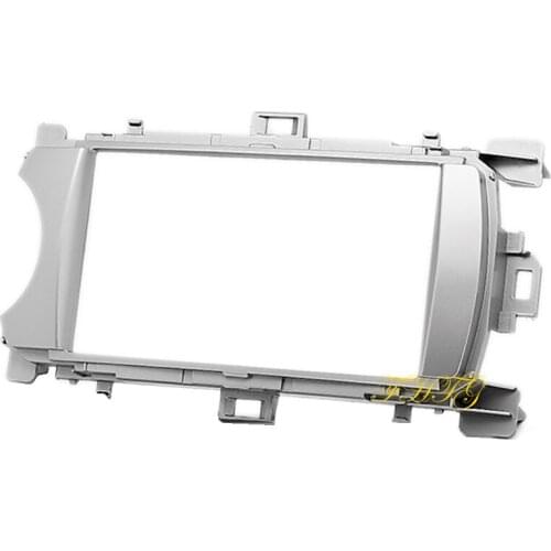Car Radio Fascia is suitable for 2012 Toyota Yaris/ Vitz, Double Din Car Audio Frame