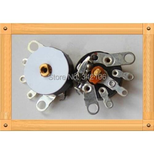 Free Shipping!!! 5pcs 12mm volume potentiometer with switch / horizontal potentiometer / resistance 5K / radio special