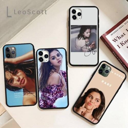 Singer Selena Gomez Phone Case for iPhone 11 12 pro XS MAX 8 7 6 6S Plus X 5S SE 2020 XR Soft silicone Cover Funda Shell