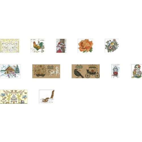 Flowers rose Product Egypt Long-staple Cotton Self-Made No Needlecross stitch kits Van Gogh Wheat Field