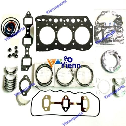 3TNC80 3TNC80L Overhaul Re-ring kit With Full gasket kit piston Ring Bearing set For Yanmar F200 F220 B32 B25 Tractor Engine