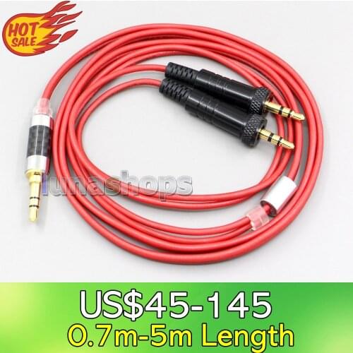 LN006672 4.4mm XLR 2.5mm 99% Pure PCOCC Earphone Cable For Sony MDR-Z1R MDR-Z7 MDR-Z7M2 With Screw To Fix