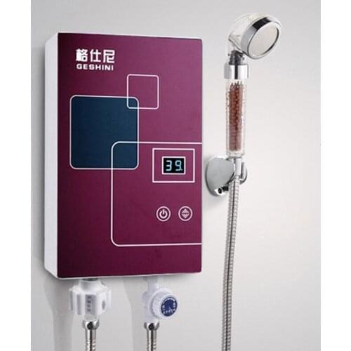 Instant Electric Water Heater Household Instantaneous Hot Shower for Bathroom Kitchen Instant Heating Water Supply