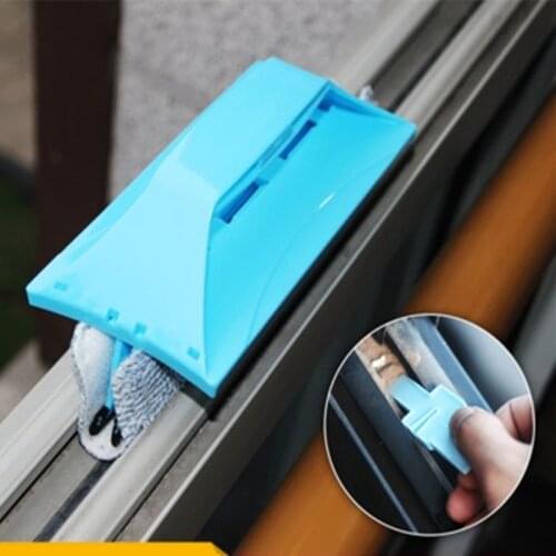 Muti-function Window Groove Cleaning Cloth Window Cleaning Brush Windows Slot Cleaner Brush Clean Angle Groove Brushs