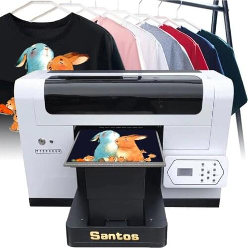 A3/a4 size hot sell digital flatbed t-shirt cotton printing machine with dx5 head