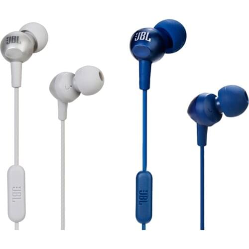 Original JBL C200Si 3.5mm Wired Stereo Earphones Deep Bass Music Sports Headset Portable Earphone Hands-free Call with Mic