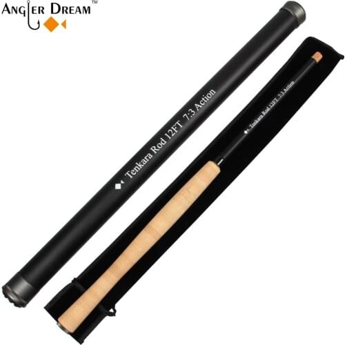 12 / 13FT Tenkara Fly Rod Telescoping Fishing Pole Carbon Fiber Fly Fishing Rod