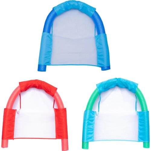 Pool Noodle Chair Outdoor Swimming Pool Mesh Floats For Adult Kids Floating Bed Chair Pool Floating Chair Seats 7*130 Cm