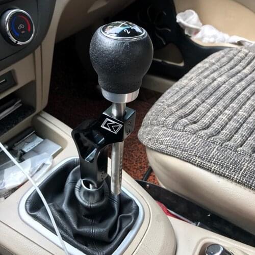Racing Aluminum Manual Auto Car Gear Shift Knob Extender Shifter Gearstick Lever Extension