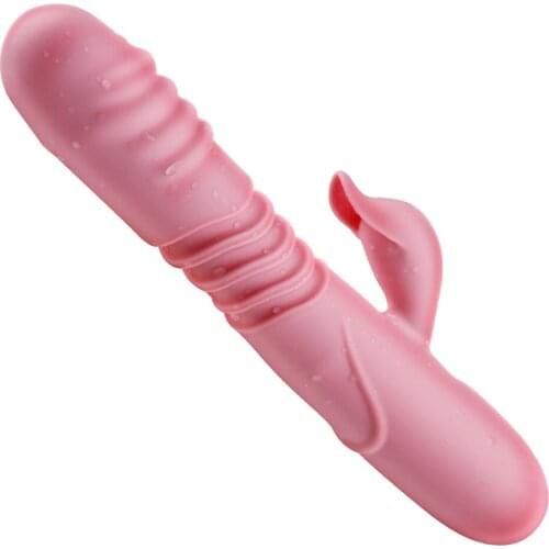 10 speed female vibration telescopic swing intelligent heating silicone vibrator USB charging female masturbation dildo vibrator