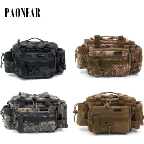 Fishing Bag Waterproof Lure Bag Fishing Equipment Multifunction Waist Bag Fishing Accessories Storage Inclined Shoulder Bag Fish