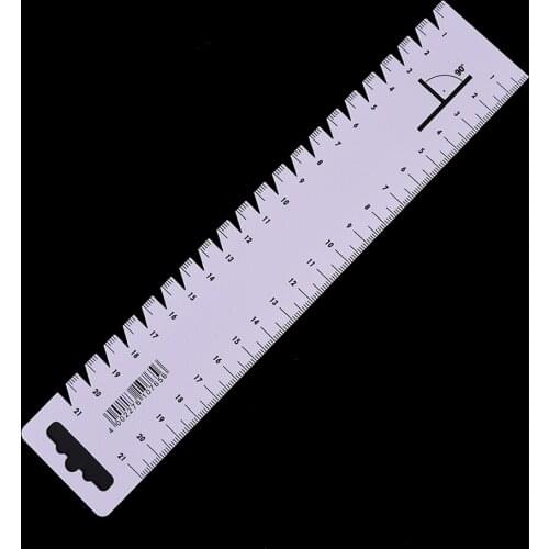 1PC DIY Sewing Patchwork Ruler Ultrathin Soft 21cm Sewing Tools Accessories Quilting Tools Handmade